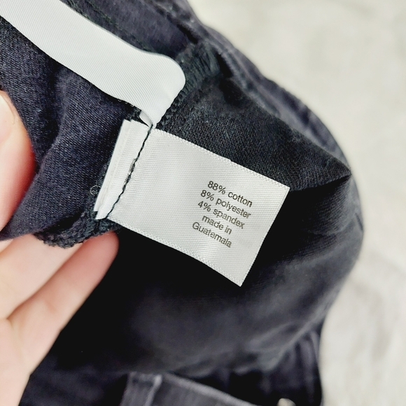 Lane Bryant High Rise Girlfriend Straight Jeans Womens Black Cotton Denim P1291 - Picture 7 of 9